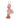Little Dutch Safari Friends Flamingo Keychain, a soft pink flamingo 15cm tall on a metal clip