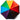 Pantone Rainbow Travel Umbrella Ø 90 cm with Case