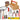 Set of tools including a wooden toolbox, hammers, screwdrivers, pliers, and a level on a white background.