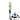 A tube of plastic bricks that makes a white robot