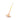 A long stemmed spinning top on a white background