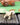 Small felt dog figurine on a wooden surface with a toy truck in the background.