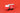 Red toy fire truck with ladder on a red background