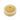 Round yellow soap bar with a textured surface on a white background