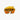 A plush toy crab with a mustard yellow body, orange claws, and small teal accents on the claws, photographed on a plain white background.