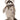 Stuffed raccoon toy wearing a plaid scarf on a white background