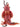 Plush toy with a dragon-like design on a white background