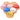 Set of colorful bun-shaped squishies with faces in a steamer-like container on a white background