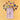 Puzzle pieces coming out of a cotton drawstring bag on a yellow background