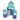 A Magna Tiles creation using the Winter Wonderland set on a white background
