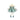 Moulin Roty Les fées Little Fairy Doll Ondine, 26 cm, with blonde buns and a blue-green dress
