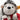 Plush toy hedgehog with a red and white striped scarf on a white background