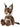 A plush toy of a spotted lynx with brown fur, black spots, white accents, and black-tipped ears, shown against a plain white background.