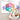 Child playing with colorful magnetic building blocks on a light surface