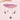Pink cloud-shaped mobile with star-shaped hanging objects on a pink background
