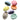 Stapelstein Balance Stepping Stones Original + Board Combination, Set of 7, Rainbow Pastel from Australia
