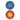 Set of 6 Rainbow Classic Staplestein Balance Stepping Stones for Kids from Australia