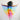 gril in rainbow dressup wings