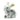 Plush rabbit toy with a Steiff label on a white background