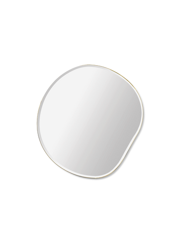 Ferm Living - Pond Mirror, Small, Brass Finish