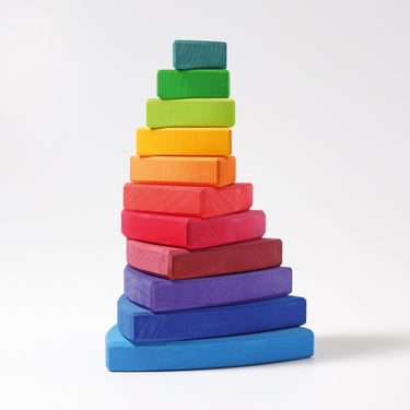 Grimm's Rainbow Stacking Tower, Triangular