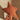 Ferm Living Star Cushion in brown clay, second view