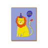 1973 Lion Birthday greeting card — front