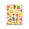 1973 Birthday Fun greeting card — front