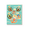 1973 Synchronised Girls greeting card — front