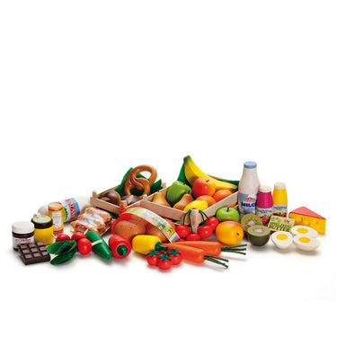 Erzi "Big Box" Play Food Assortment, 43 Pieces