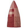 Maileg Pixy Hat Onesize, a 53cm patchwork hat in red and natural-toned fabrics