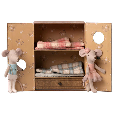 Maileg Ballet Mice Dance Studio, Little Sister and Brother