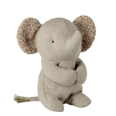 Maileg Lullaby Friends Elephant Mini — Iron Grey