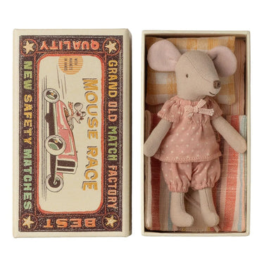 Maileg, Big Sister Mouse in Matchbox