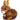 Hoppel Rabbit Brown Tipped, 14cm, by Steiff