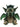 A green plush dragon toy with dark green wings, a beige belly, and brown eyes, photographed against a plain white background.