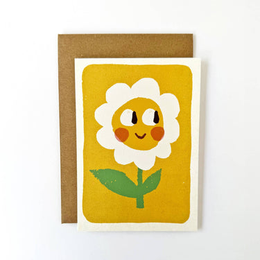 Florence Fry Card : Happy Yellow Daisy