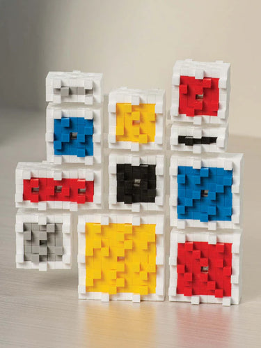 Plus-Plus, Inspired Mondrian Tube - 350 Pieces