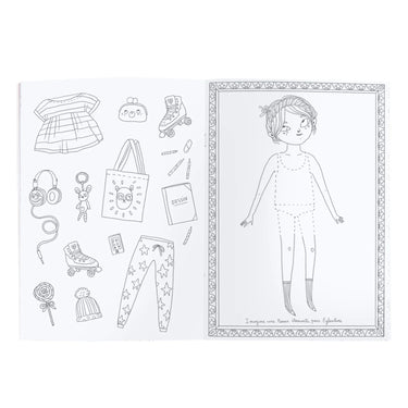Moulin Roty Les Parisiennes Colouring Book