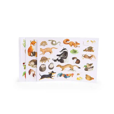 Moulin Roty The Gardener, Nature Pack of 100 Stickers