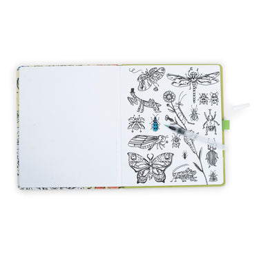 Moulin Roty "Le Jardin" Magic Watercolour Colouring Book