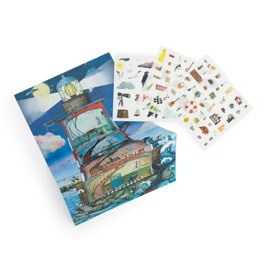 Moulin Roty "Le Jardin" Big Lighthouse Transfer Set