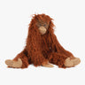 Moulin Roty Large Orang-utan, a 68 cm soft orang-utan with tousled russet fur and long arms, from Tout autour du monde