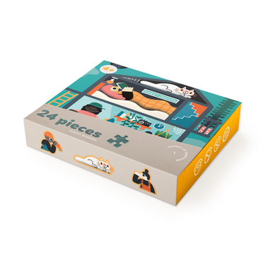 24 Piece Kids Puzzle  - Sunday Morning