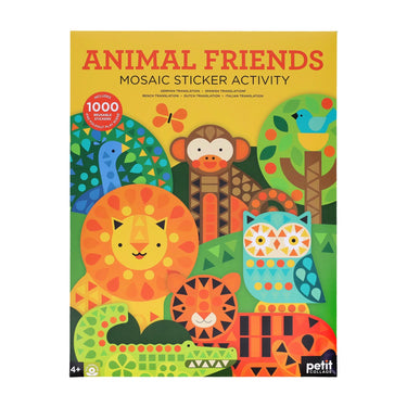 Petit Collage Animal Friends Mosaic Sticker Activity Set
