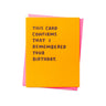 Ashkahn Remembered Your Birthday greeting card — front