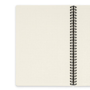 Any Day Now A5 Bound Notebook in Dot Grid, Sky & Green