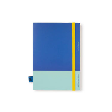 Any Day Now A5 Ruled & Bound Notebook, Blue & Sky