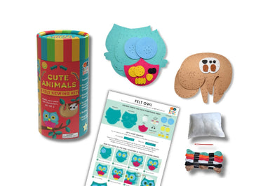 Buddy & Barney, Felt Sewing Tube Cute Animals
