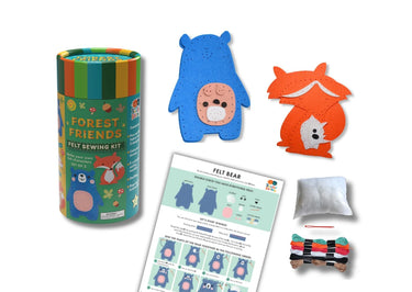 Buddy & Barney, Felt Sewing Tube Forest Friends